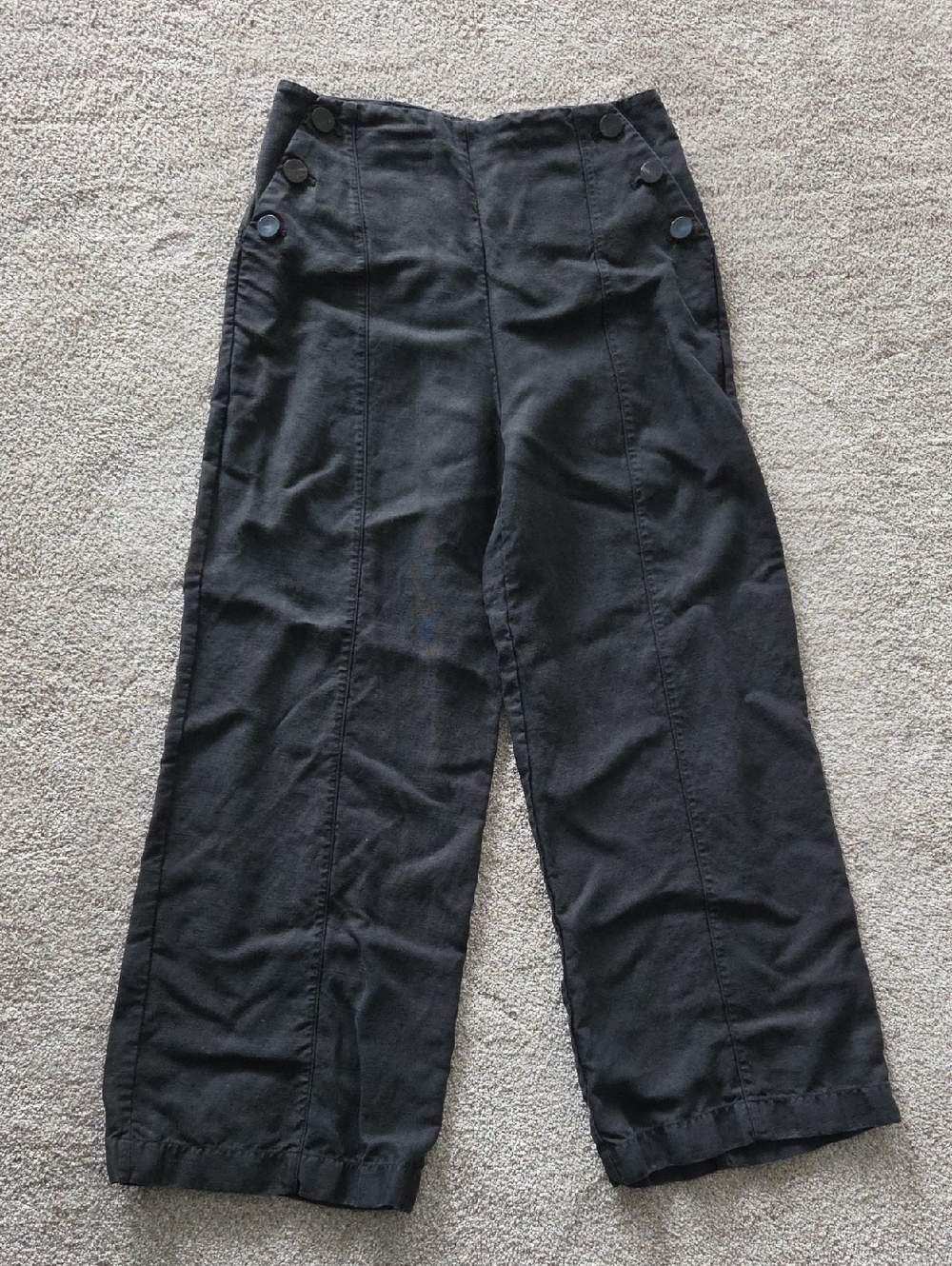 Wilfred Linen Wide-Leg Dress Pants - Picture 1 of 9